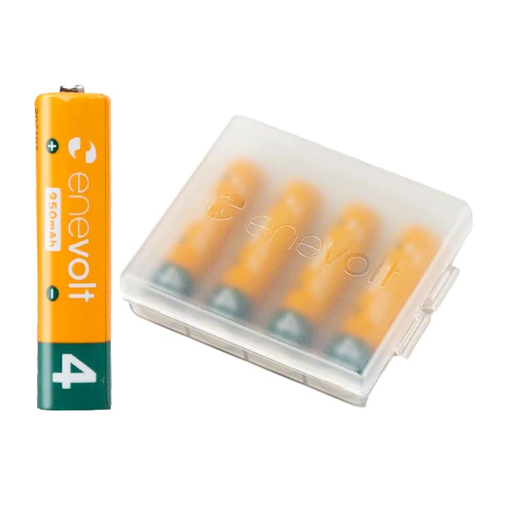 Amazon | enevolt(エネボルト) 充電池 単4 4本 [容量950mAh、約1000回